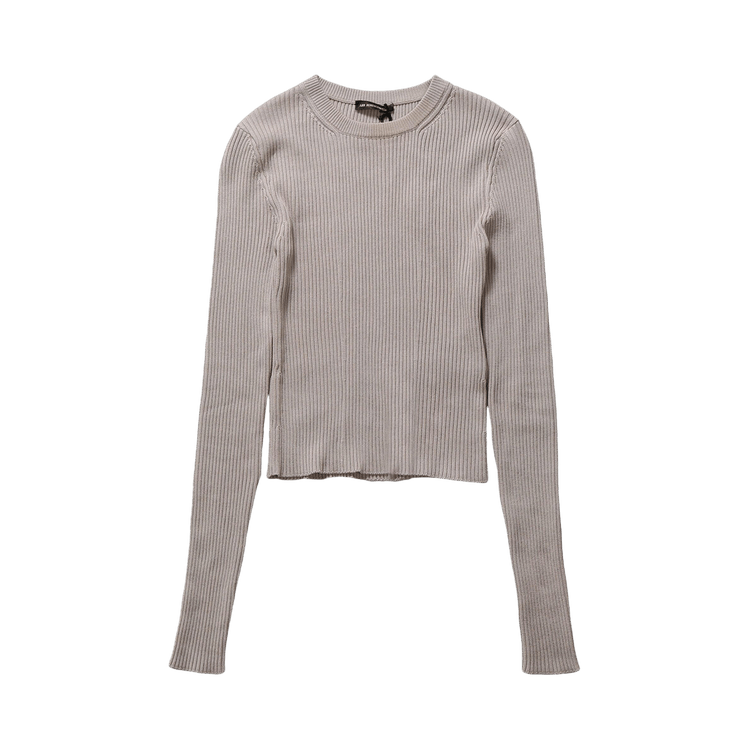 Ann Demeulemeester Kati Cropped Sweater "Dusty Nude"