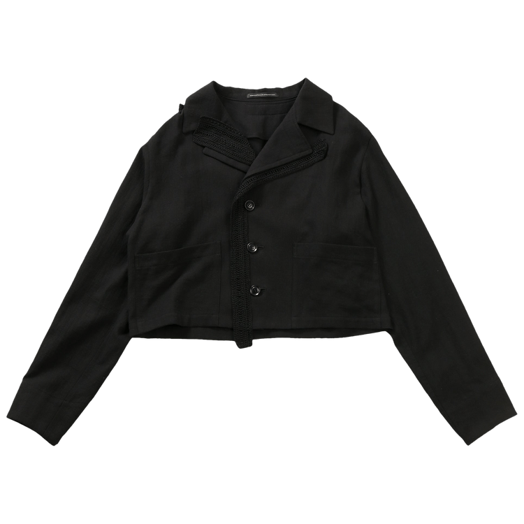 Y's O-3-Button Blouson 'Black'