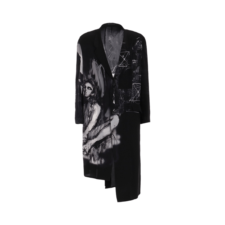 Yohji Yamamoto Pour Homme Portrait Pt Asymmetry Jacket "Black"