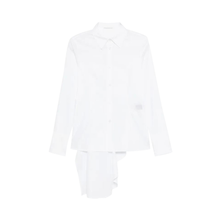 Yohji Yamamoto L Draped Blouse "White"