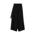 Yohji Yamamoto Backside Draped D Pants "Black"