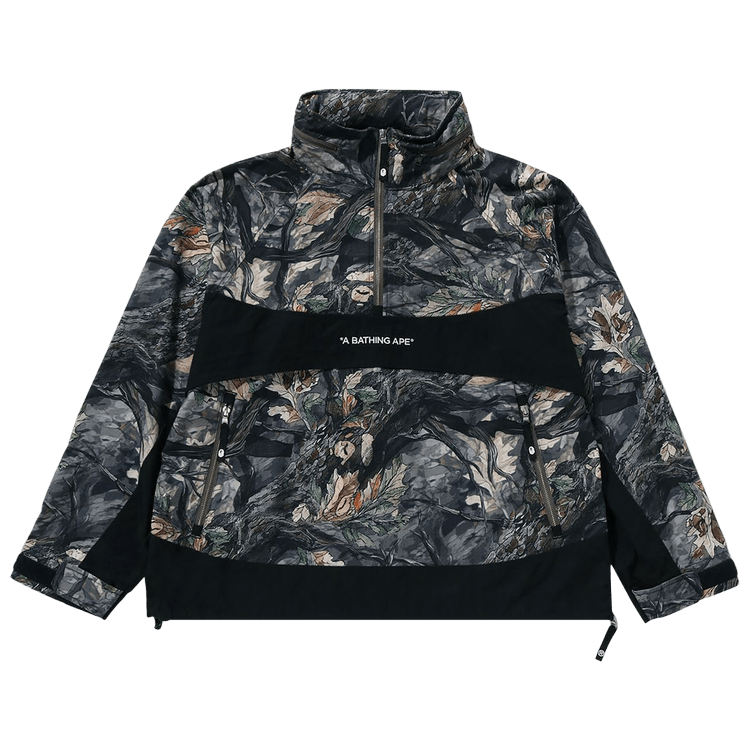 BAPE Tree Edge Camo Anorak Jacket "White"