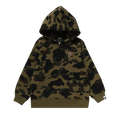 BAPE Kids 1st Camo One Point Pullover Hoodie "Green"
