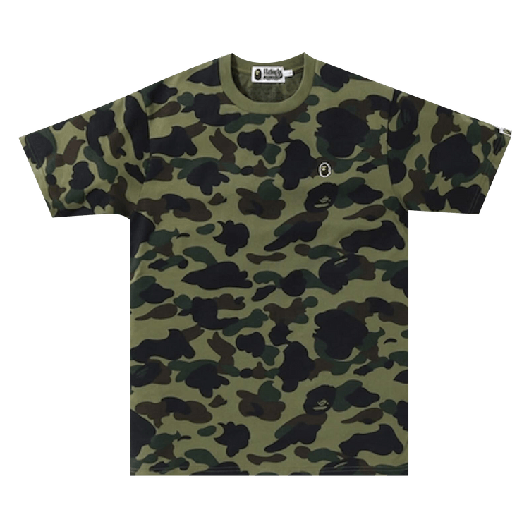BAPE 1st Camo One Point Mini Tee "Green"