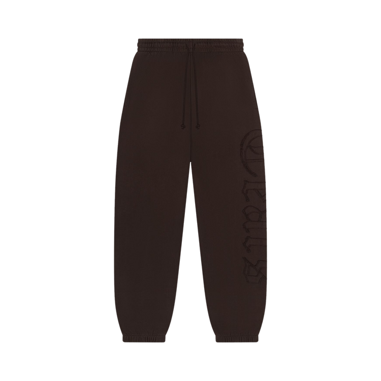 Denim Tears Cut Out Sweatpants "Brown"
