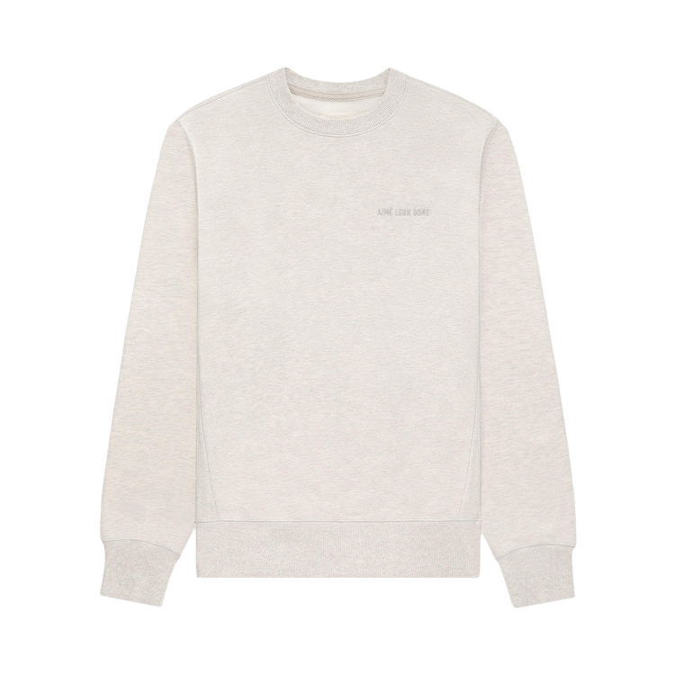 Aimé Leon Dore Tonal Logo Crewneck Sweatshirt "Oatmeal"