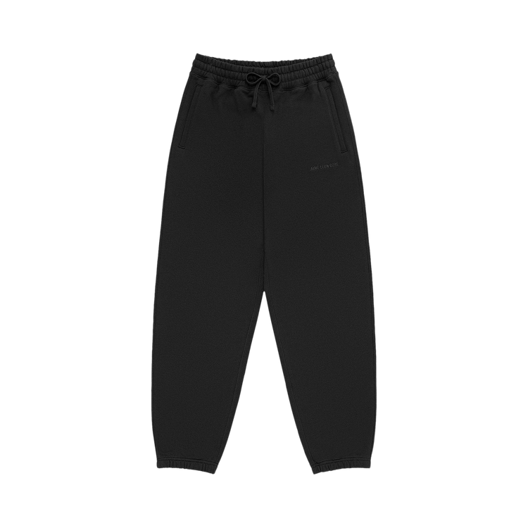 Aimé Leon Dore Tonal Logo Sweatpants "Jet Black"