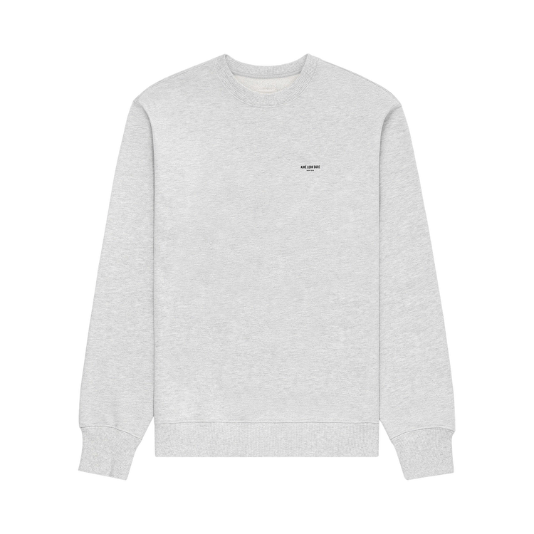 Aimé Leon Dore Micro Logo Crewneck Sweatshirt "Silver Mix"