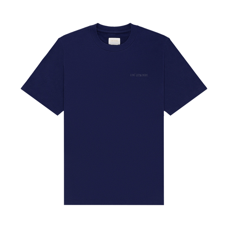 Aimé Leon Dore Tonal Logo Tee "Evening Blue"