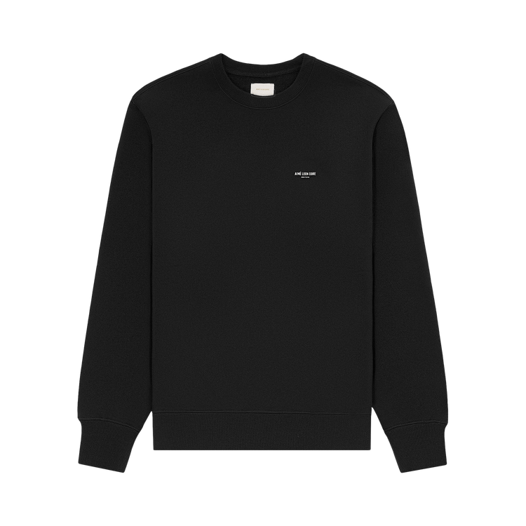 Aimé Leon Dore Micro Logo Crewneck Sweatshirt "Jet Black"