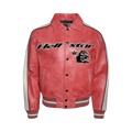 Hellstar All Star Leather Jacket "Red"