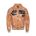 Hellstar A2 Leather Jacket "Orange"