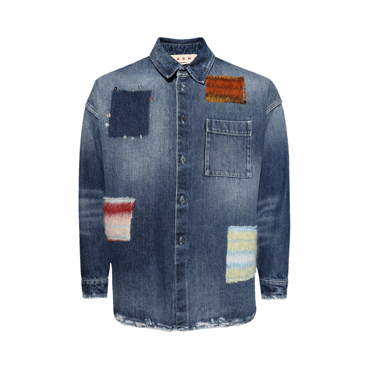 Marni Patch Overshirt "Denim"