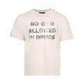 Nahmias No Gym Allowed Boxy T-Shirt "Egg White"