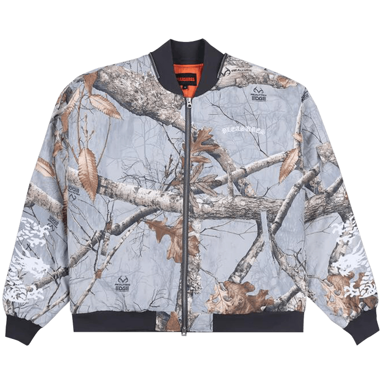 Pleasures Dragon Bomber Jacket "Grey Edge"