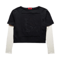 424 Double Sleeve Tee "Black"