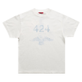 424 Military Logo Tee "White"