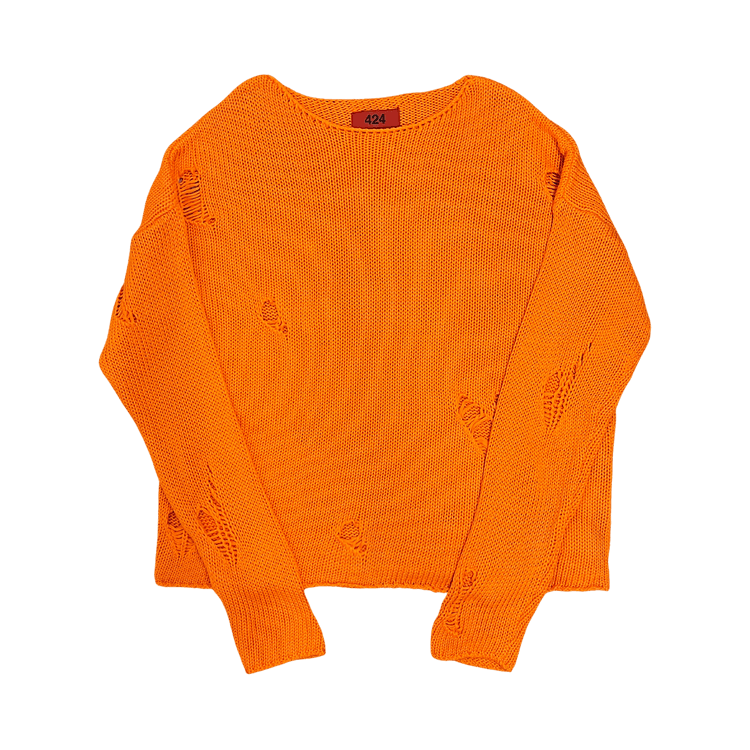 424 Crewneck Sweatshirt "Orange"