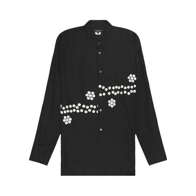 Comme des Garçons Homme Plus Button Details Long-Sleeve Shirt "Black"