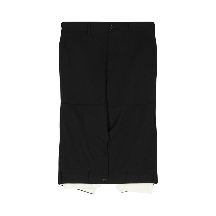 Comme des Garçons Homme Plus Upside Down Shorts "Black"