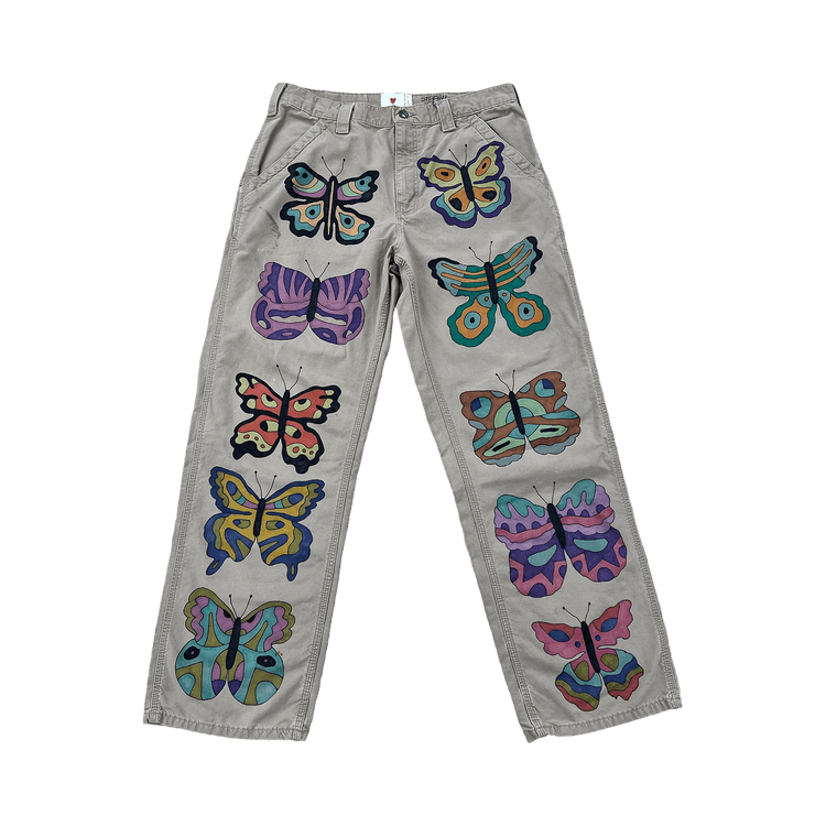 Emotionally Unavailable Butterfly Jeans "Multicolor"