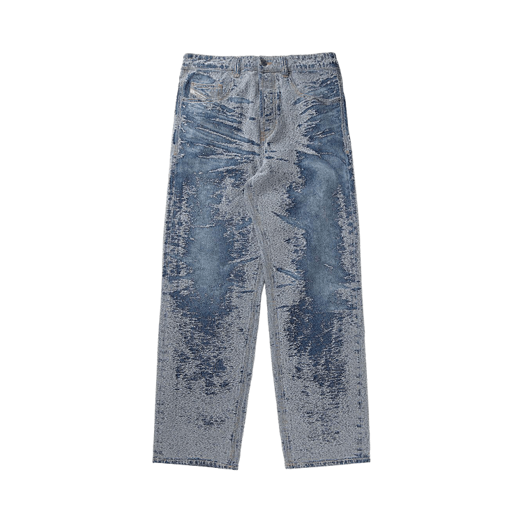 Diesel Distressed Loose Jeans "Blue"