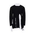 Comme des Garçons Homme Plus Worsted Wool Sweater "Black"