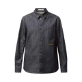 Helmut Lang Curved Denim Shirt "Blue"
