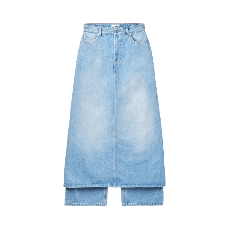 Jean Paul Gaultier Denim Pant Skirt "Blue"