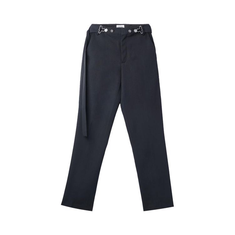 Jean Paul Gaultier Overall Buckle Belted Pants "Black"