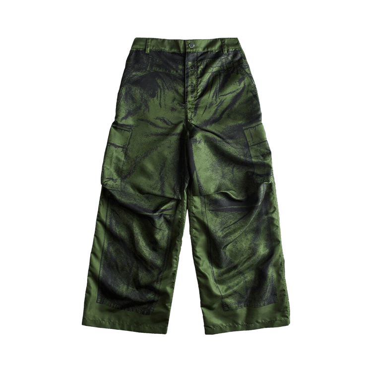 Jean Paul Gaultier Trompe L'Oeil Pants 'Green'