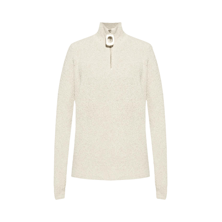 JW Anderson Boucle Henley Jumper "Grey"