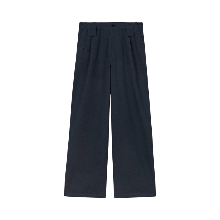 Kenzo Pleated Oversize Pant "Blue/Black"