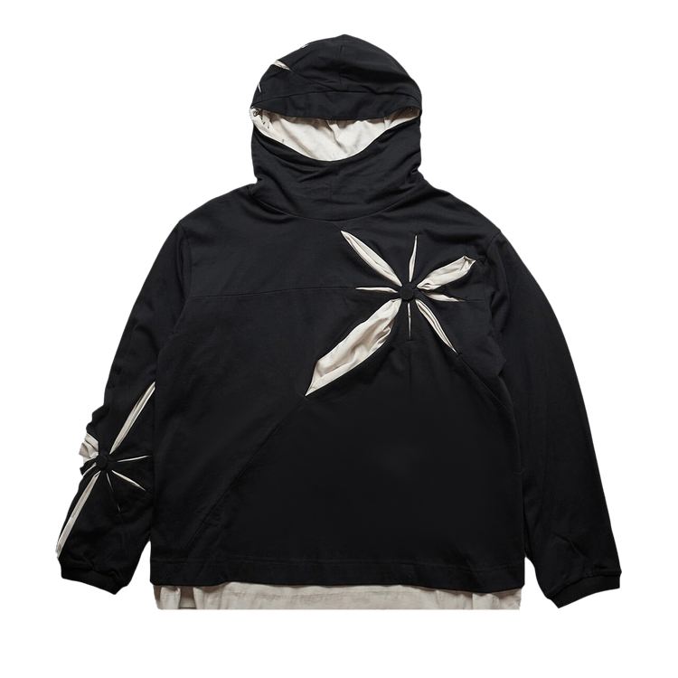 KUSIKOHC Origami Long Hoodie "Black"