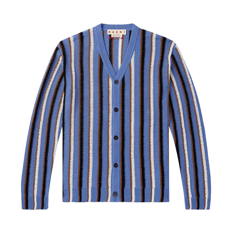 Marni Striped Knitted Cardigan "Opal"