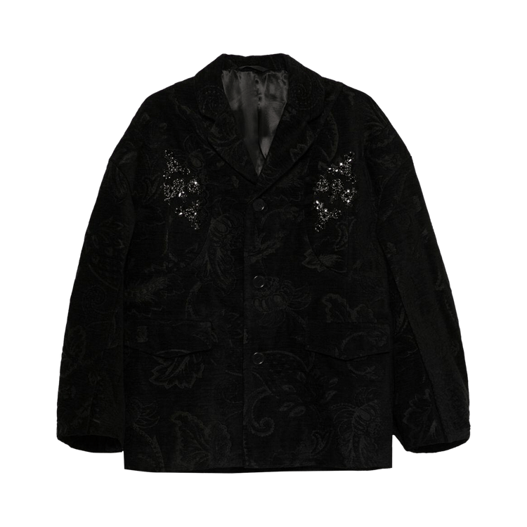 Simone Rocha Boxy Armour Jacket "Black"