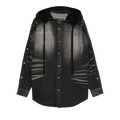 Y/Project Insert Hood Denim Shirt "Black"