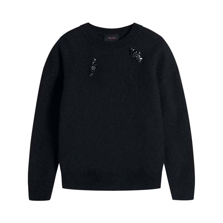Simone Rocha Alpaca Knit Relaxed Jumper "Black"