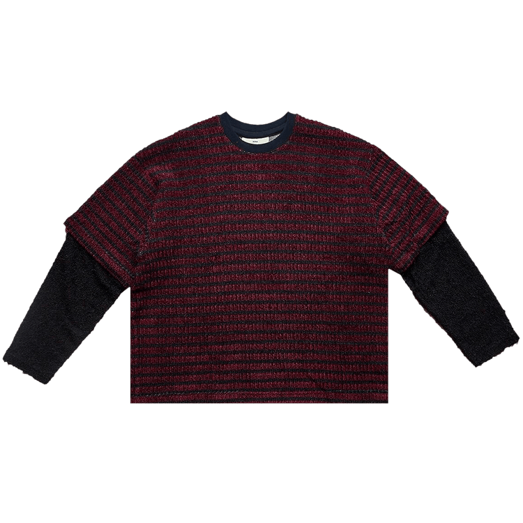 Song for the Mute Double Layered Sleeves Pullover "Red"