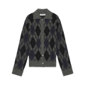 Our Legacy Tartan Button Down Evening Polo "Grey"