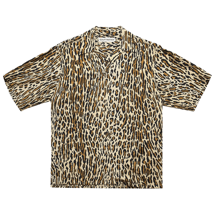Wacko Maria Leopard Hawaiian Shirt "Beige"