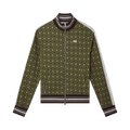 Wales Bonner Patterned Power Track Top "Brown"
