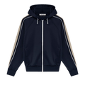 Wales Bonner Mantra Zip-Up Hoodie "Navy"