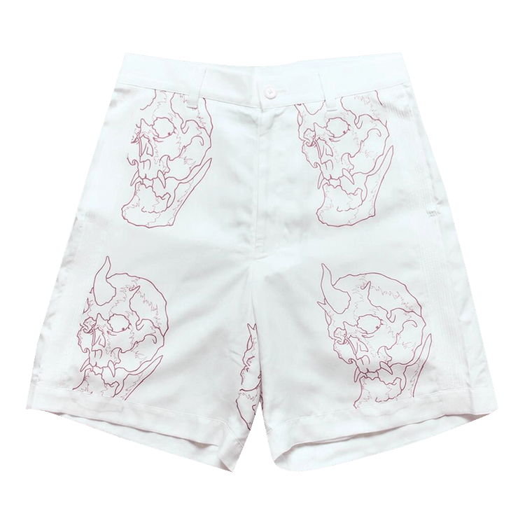 Wacko Maria x 56 Tattoo Studio Cuba Shorts "White"