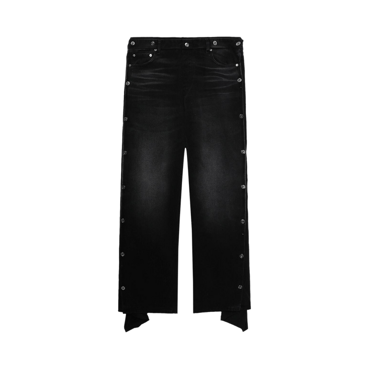 Y/Project Collapsed Waist Jeans "Black"