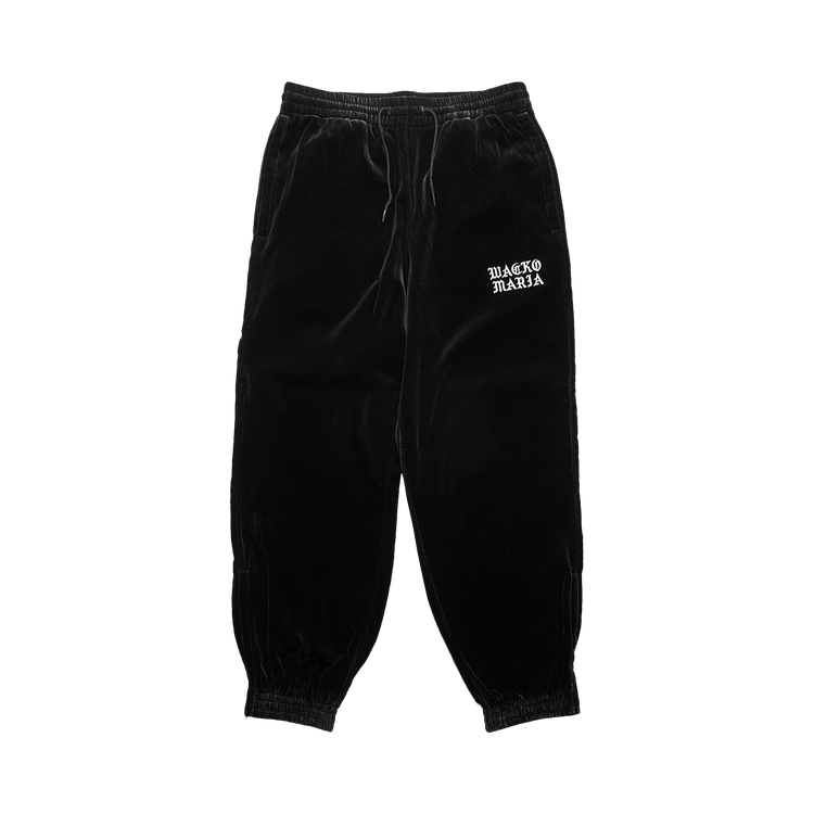 Wacko Maria Velvet Track Pants "Black"