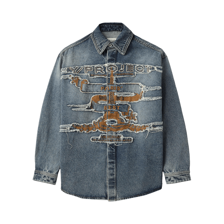 Y/Project Paris Best Patch Denim Shirt "Blue"