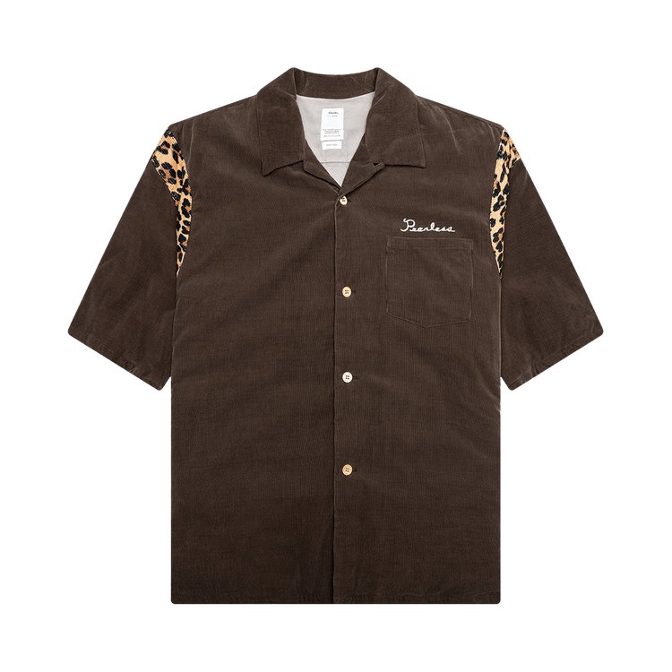 Visvim Wallis Down Short-Sleeve Shirt "Brown"