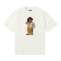 Market Folk Fitted Bear T-Shirt "Unbleached Cotton"