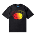 Market Smiley Good And Evil T-Shirt "Jet Black"